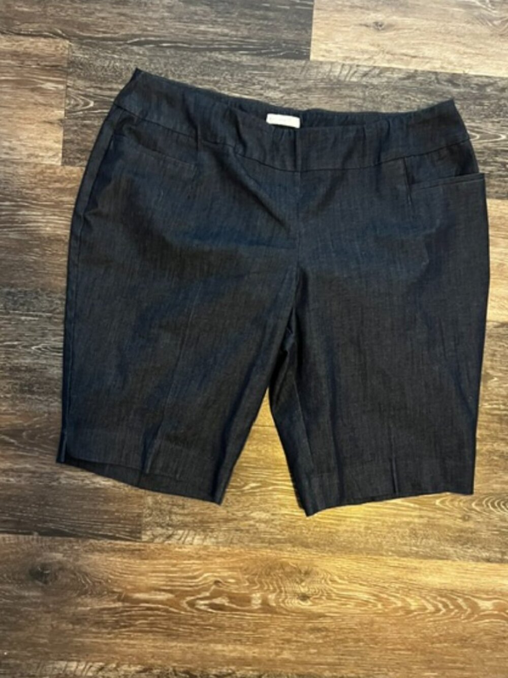 Women's EST. 1946 Shorts, Size 18W, Blue Denim, Pockets, Stretch, Ex Cond!